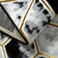 Kusový koberec Allure 1966 black/gold