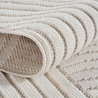 Kusový koberec Helix 2201 cream kruh