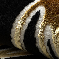 Kusový koberec Allure 1964 black/gold