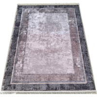 Kusový koberec HONOR New - Frame - šedý