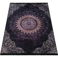 Kusový koberec HONOR New - Mandala - tmavě modrý/fialový