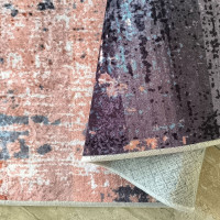 Kusový koberec HONOR New - Mist - červený/šedý