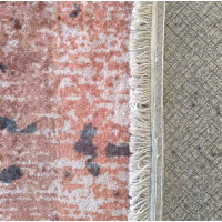 Kusový koberec HONOR New - Mist - červený/šedý