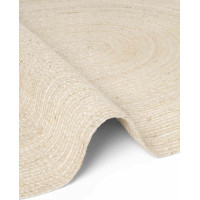Kusový koberec Jute Braided 106007 Ivory ovál