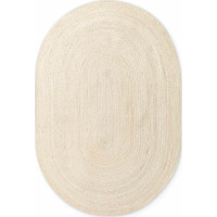 Kusový koberec Jute Braided 106007 Ivory ovál