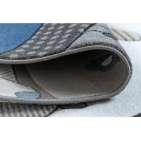 Dětský kusový koberec Petit Farm animals blue, 120x170 cm