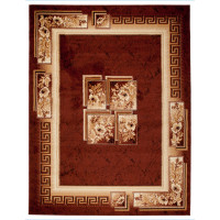 Kusový koberec ATLAS quatro - hnědý/béžový, 180x250 cm