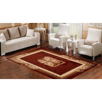 Kusový koberec ATLAS quatro - hnědý/béžový, 180x250 cm