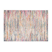 Kusový koberec AZUR static - šedý/růžový/modrý, 120x170 cm