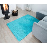 Plyšový koberec TOP - TYRKYSOVÝ