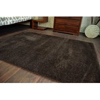 Kusový koberec SHAGGY MINI - hnědý - 200x290 cm