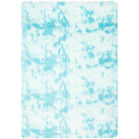 Plyšový koberec SILK Ombre - MODRÝ
