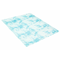 Plyšový koberec SILK Ombre - MODRÝ