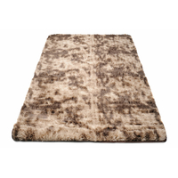 Plyšový koberec SILK Ombre - HNĚDÝ