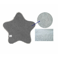 Dětský plyšový koberec SOFT STAR 60x60 cm - hořčicový