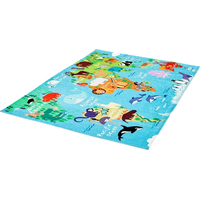 Dětský kusový koberec Torino kids 233 WORLD MAP