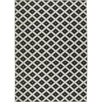 Kusový oboustranný koberec Twin 103124 black creme