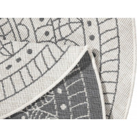 Kusový oboustranný koberec Twin 103143 creme grey