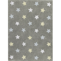 Ručně tkaný kusový koberec Tricolor Stars Grey-Blue