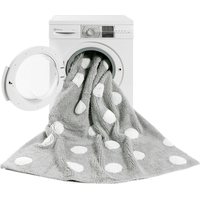 Ručně tkaný kusový koberec Polka Dots Grey-White