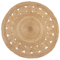 Kusový koberec Jute Arya Natural circle