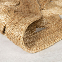 Kusový koberec Jute Arya Natural circle