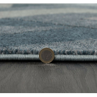 Kusový koberec Hand Carved Aurora Denim Blue