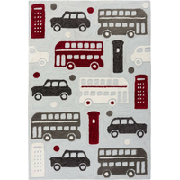 Kusový koberec Zest Kids City Buzz Grey/Multi
