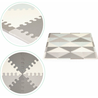 ECOTOYS Pěnové puzzle Trojúhelníky s okraji