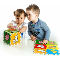 TEDDIES Pěnové puzzle Moje první zvířátka (13,5x13,5)
