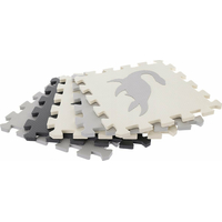 Matadi Pěnové puzzle šedé Dinosauři (28x28)