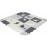 Matadi Pěnové puzzle šedé Dinosauři (28x28)