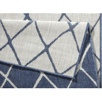 Kusový oboustranný koberec Twin 103119 blue creme