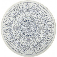 Kusový koberec Twin-Wendeteppiche 103104 cream blue