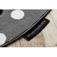 Dětský kusový koberec Petit Dolly sheep grey kruh