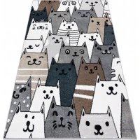 Dětský kusový koberec Fun Gatti Cats multi