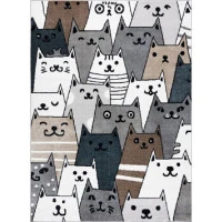 Dětský kusový koberec Fun Gatti Cats multi