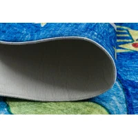 Dětský kusový koberec Bambino 2265 Rocket Space blue