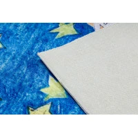 Dětský kusový koberec Bambino 2265 Rocket Space blue