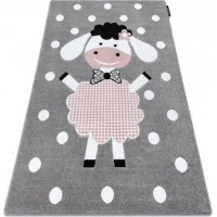 Dětský kusový koberec Petit Dolly sheep grey