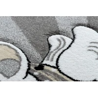 Dětský kusový koberec Petit Unicorn grey kruh