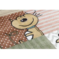 Dětský kusový koberec Fun Pets multi