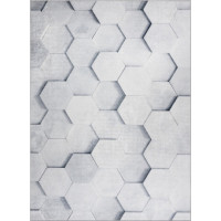 Kusový koberec ANDRE Hexagon 3D 1180