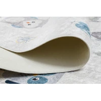 Dětský kusový koberec Bambino 1161 Owls grey