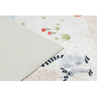 Dětský kusový koberec Bambino 1165 Zoo beige