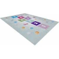 Dětský kusový koberec Bambino 1075 hopscotch green