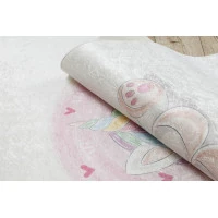 Dětský kusový koberec Bambino 1128 Unicorn cream
