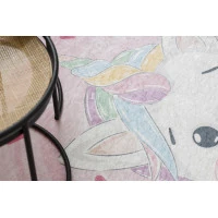 Dětský kusový koberec Bambino 1128 Unicorn cream