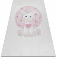 Dětský kusový koberec Bambino 1128 Unicorn cream