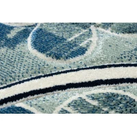 Dětský kusový koberec Petit Helicopter blue